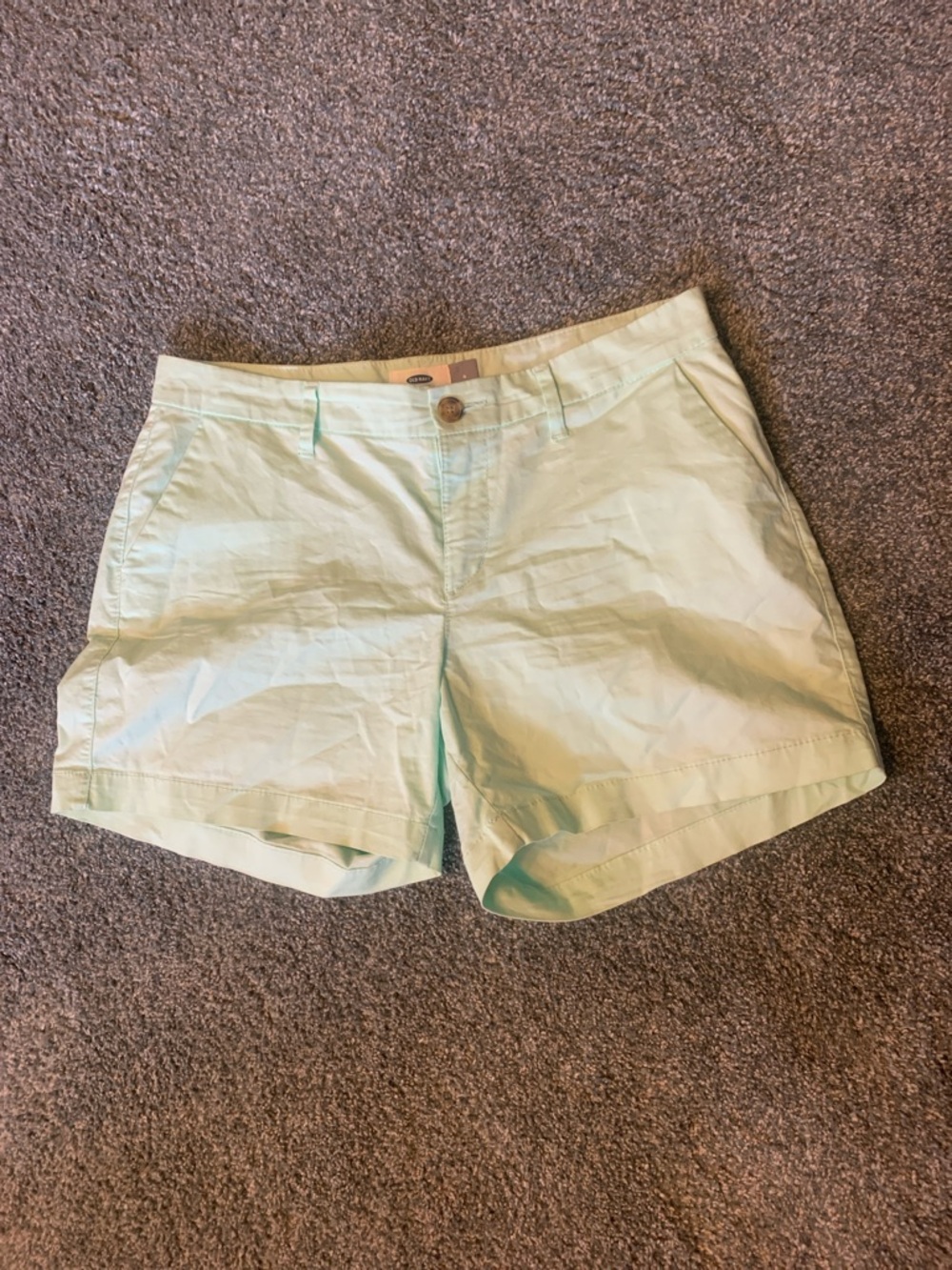 Old Navy Mint Green Women's Bermuda Shorts 4 44 Tiffany blue like